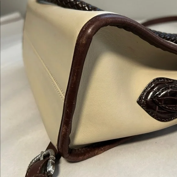 Brighton Satchel Casual Minimalist Crossbody Bag - Picture 9 of 13